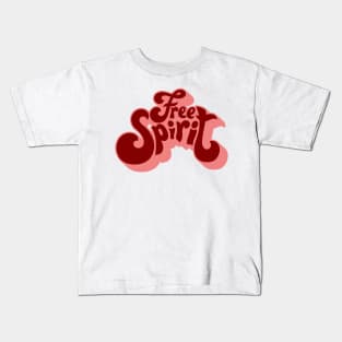 Free Spirt - RED VERSION Kids T-Shirt